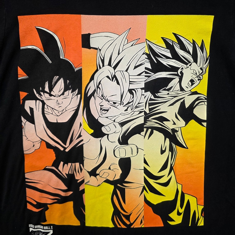 Dragon Ball Z T-Shirt Women's 30th Anime Anniv Goku Graphic Black Small - Picture 3 of 6